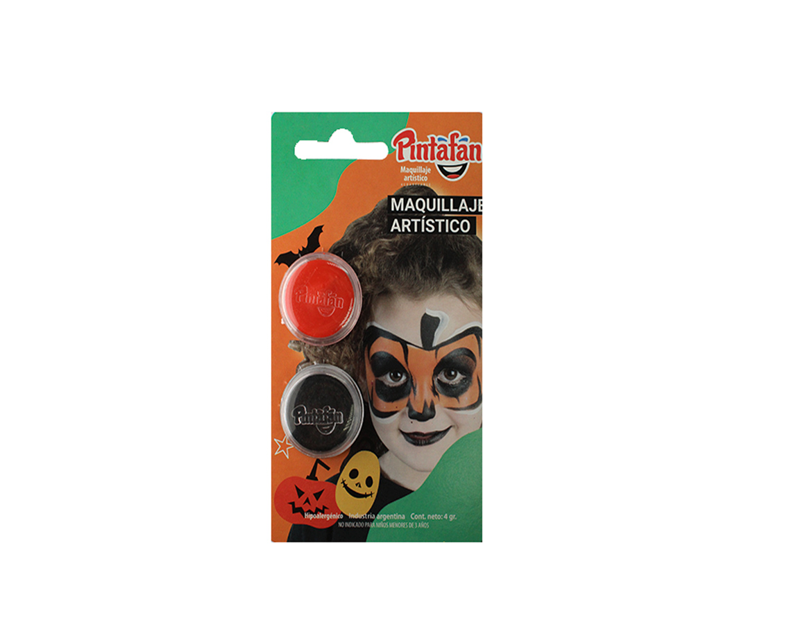 MAQUILLAJE PINTAFAN 13-803 ACUAREL. SET x 2 u. CALABAZA