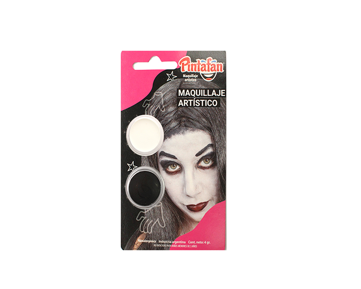 MAQUILLAJE PINTAFAN 13-806 ACUAREL. SET x 2 u. MORTICIA