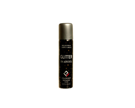 MAQUILLAJE PINTAFAN HALLOWEEN 766-02 AEROSOL GLITTER PLATA