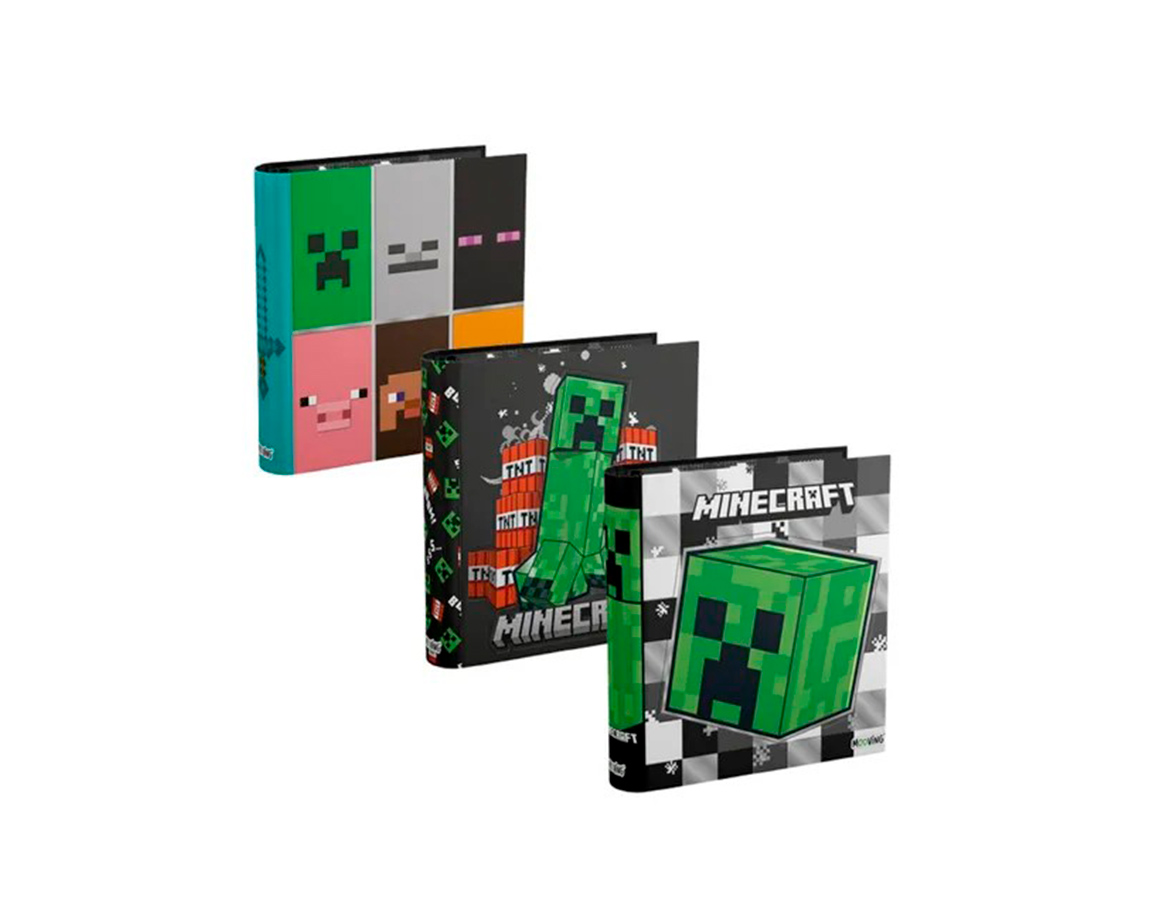 CARPETA MOOVING 340 1001248 MINECRAFT CARTONE