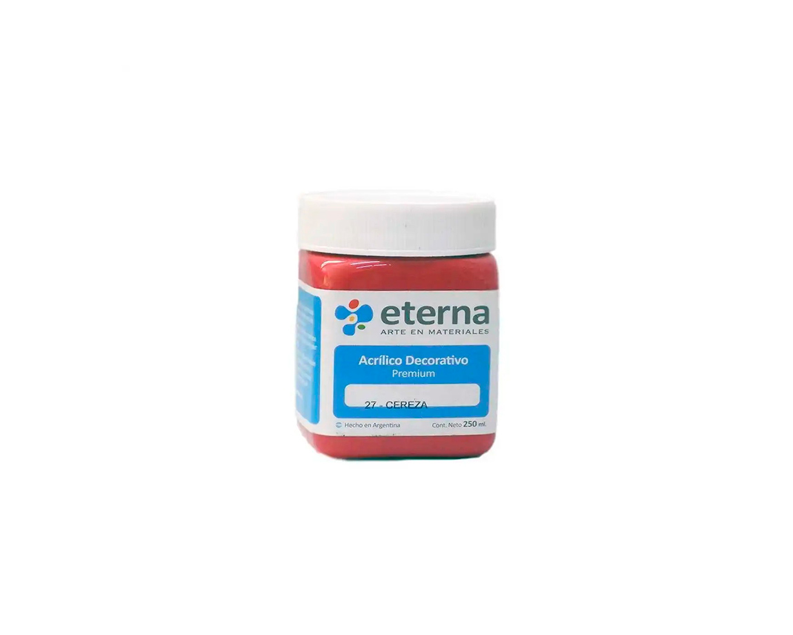 ACRILICO ETERNA DECO x 250 ML CEREZA