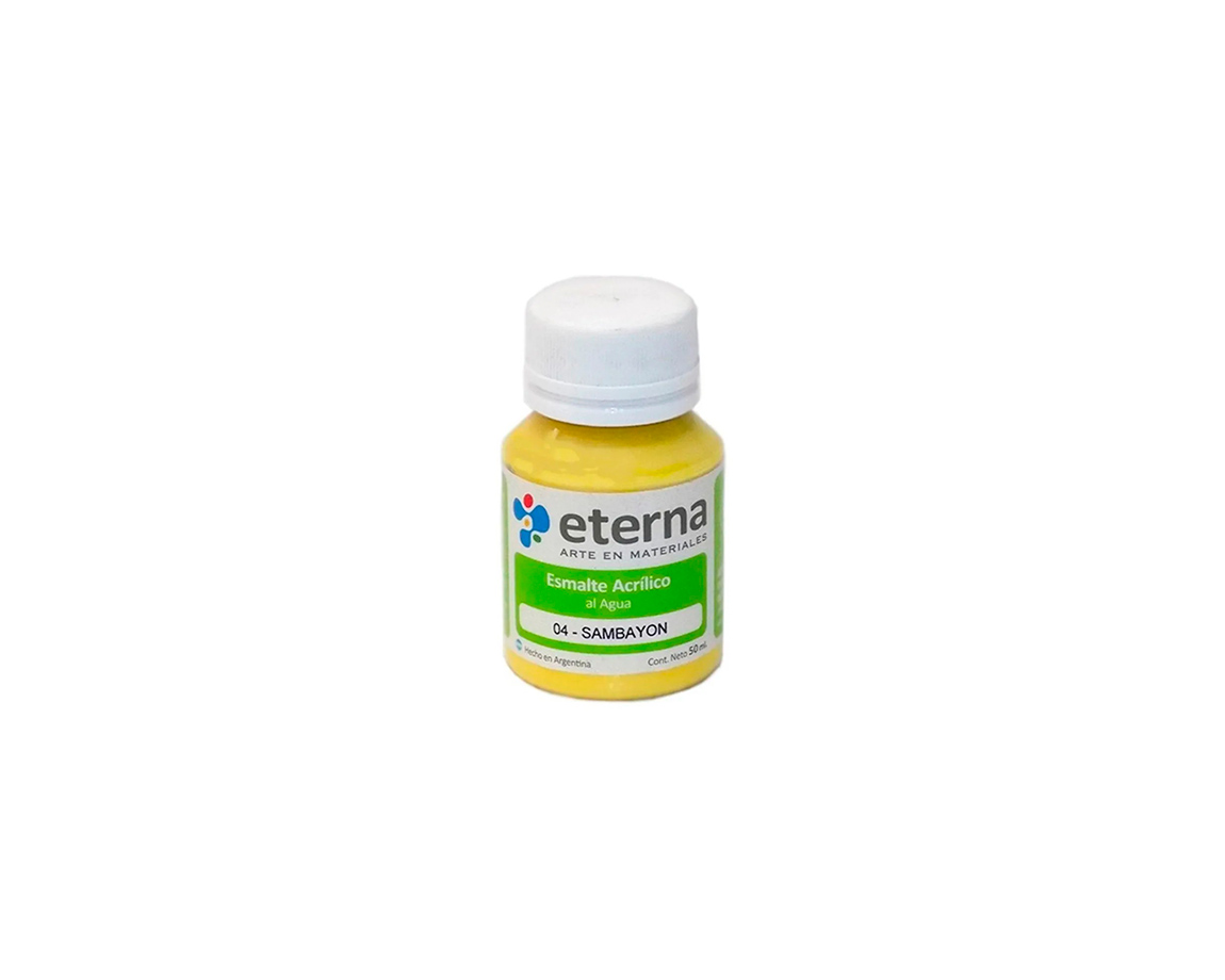 ESMALTE ETERNA AL AGUA x 50 ML   04 SAMBAYON