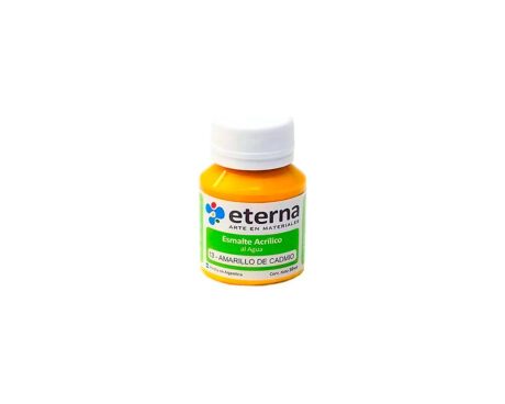 ESMALTE ETERNA AL AGUA x 50 ML   13 AMARILLO CADMIO