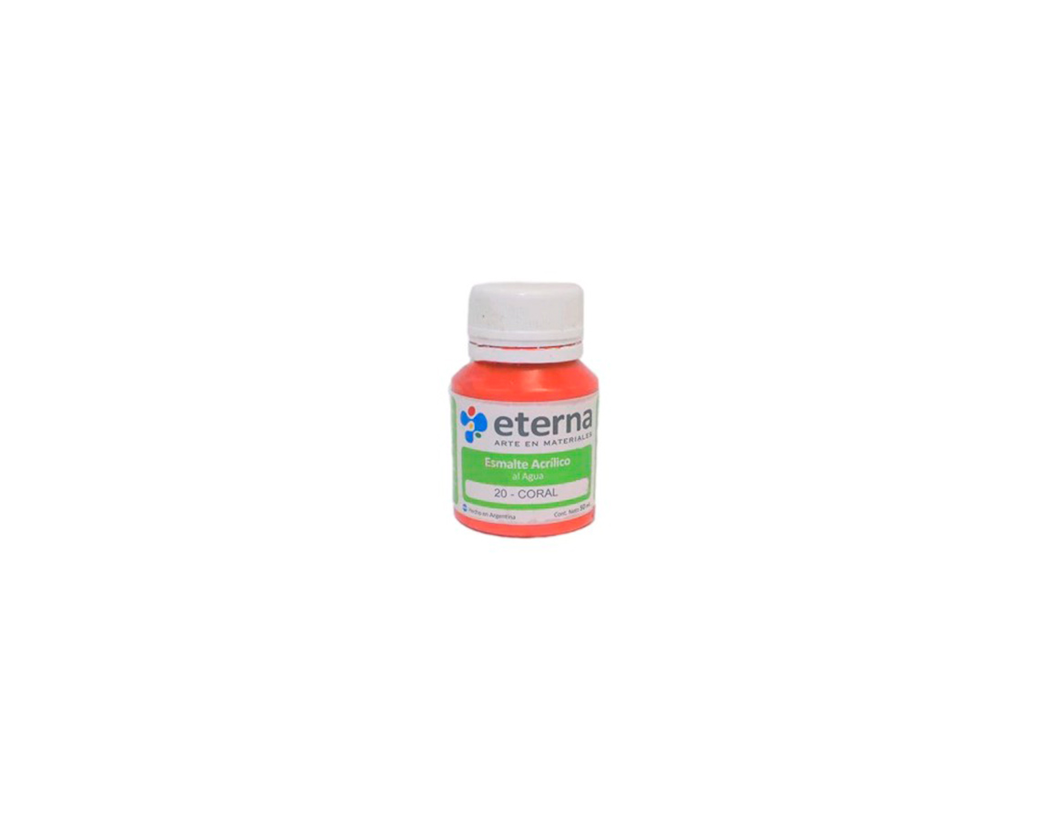 ESMALTE ETERNA AL AGUA x 50 ML   20 CORAL