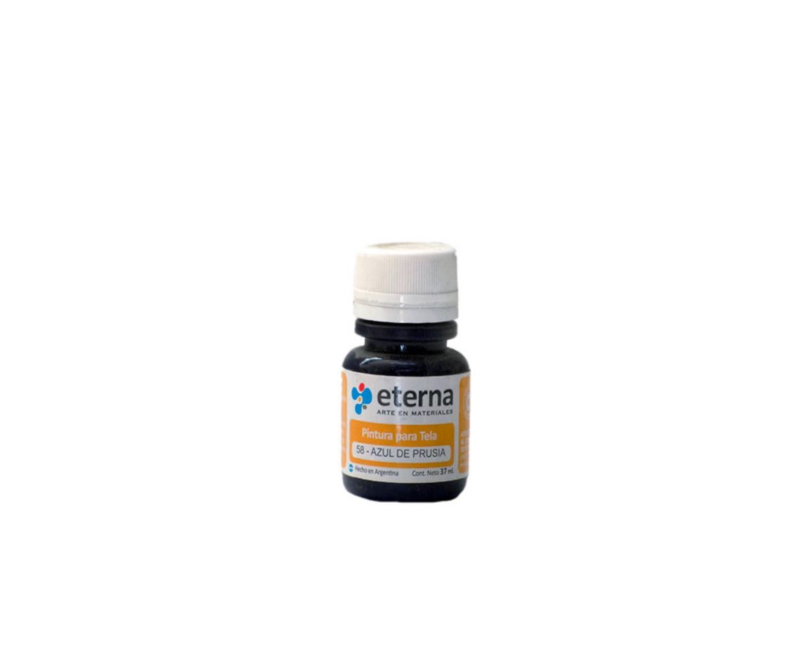 PINTURA ETERNA TELA x 37 ML 58 AZUL PRUSIA