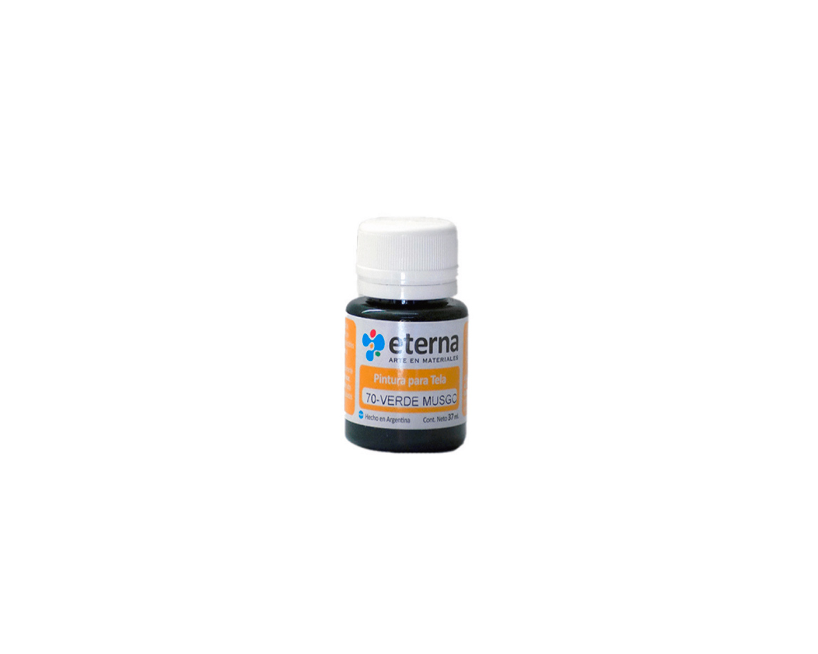 PINTURA ETERNA TELA x 37 ML 70 VERDE MUSGO