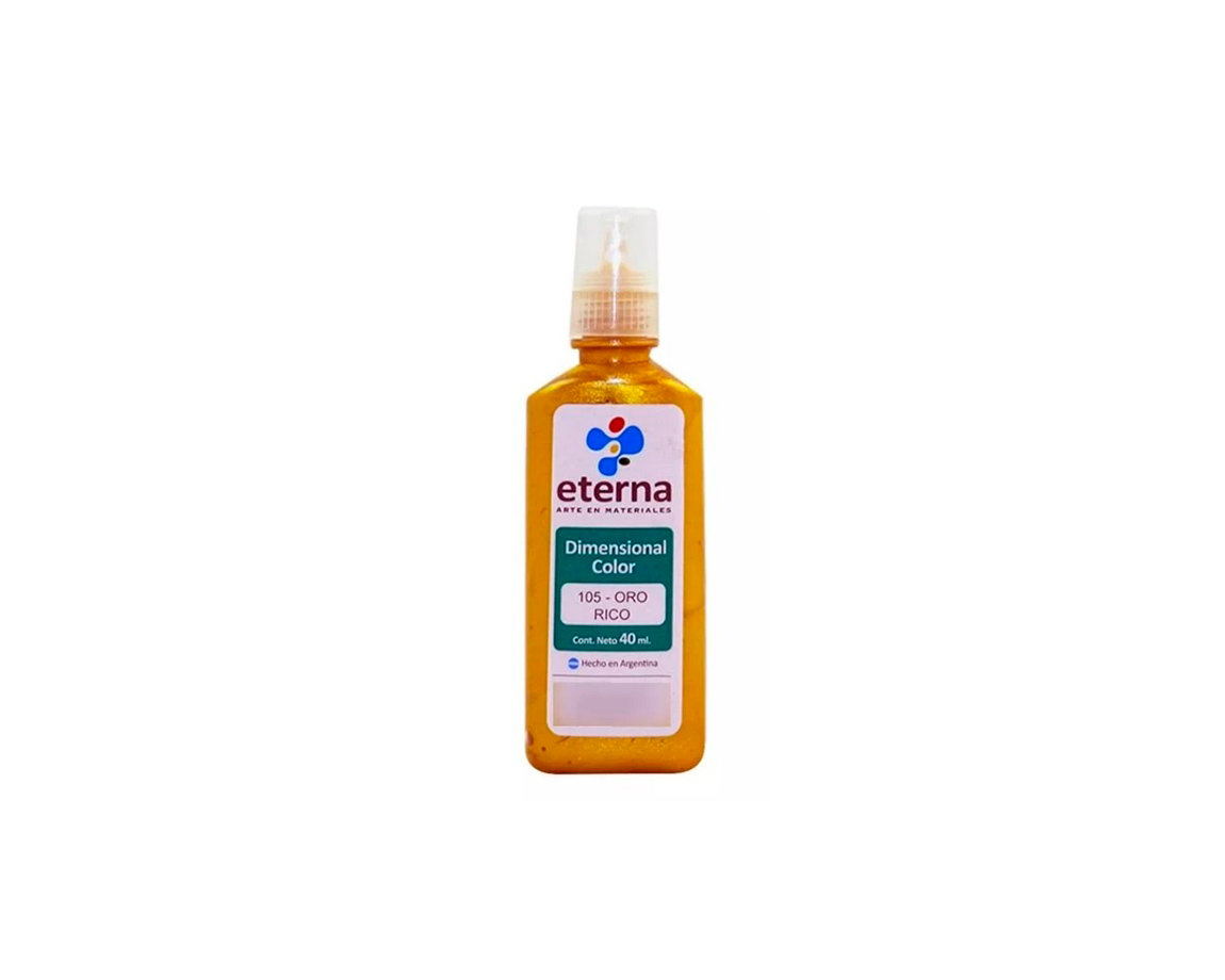 PINTURA ETERNA DIMENSIONAL 40 ML 105 ORO RICO
