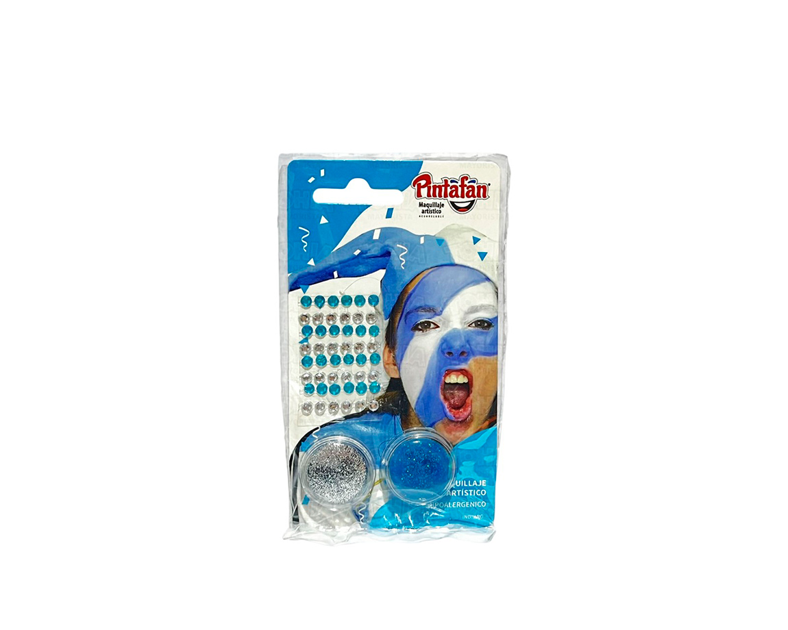 MAQUILLAJE PINTAFAN 645-07 PASTA GLITTER + STRASS AUTOADH.