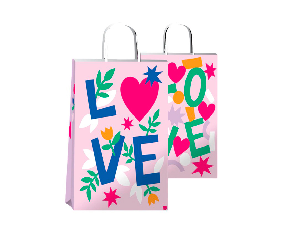 BOLSA REGALO ROMI LETY LOVE 22x30 x UND.