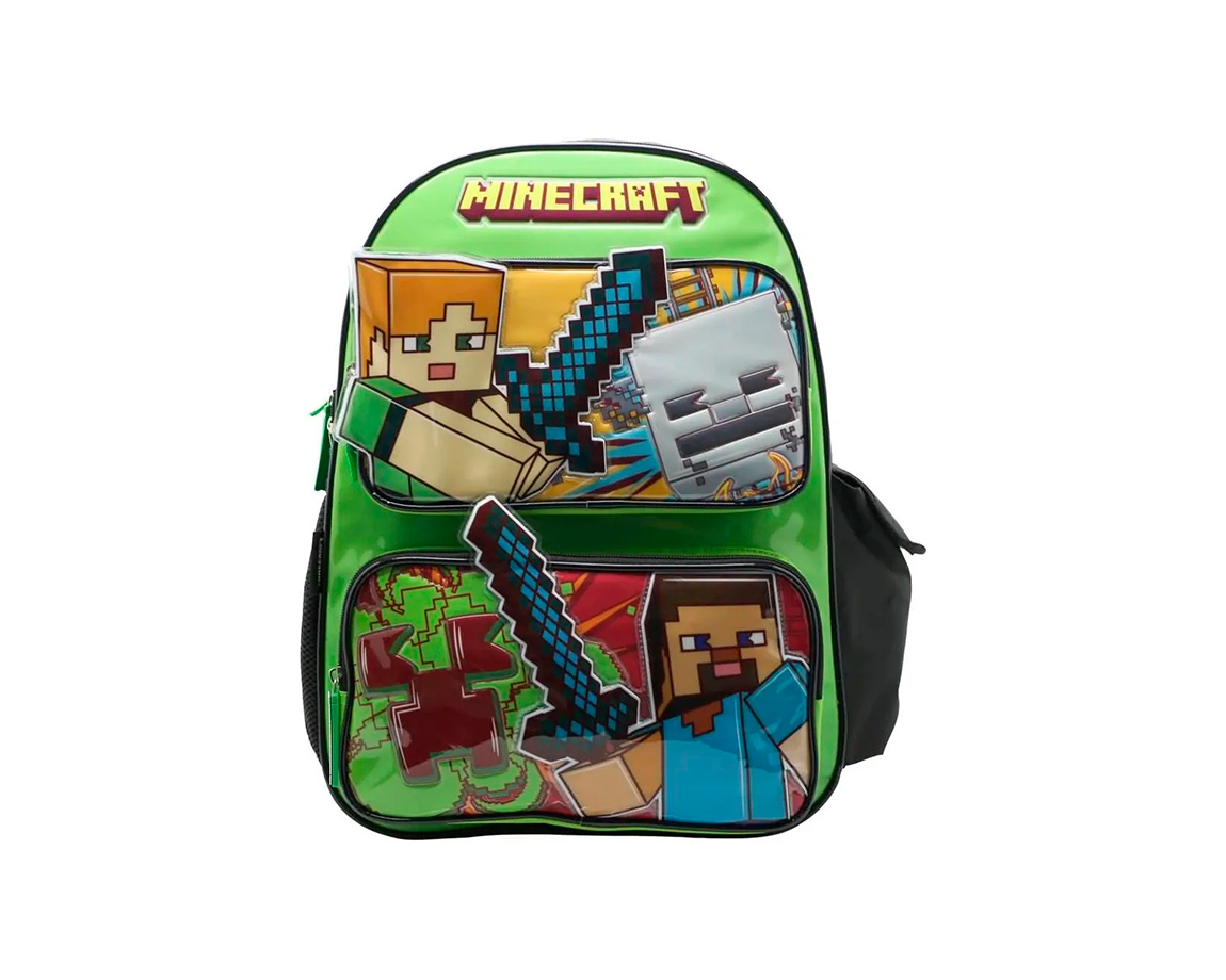 MOCHILA CRESKO MI117 MINECRAFT ESP 18P