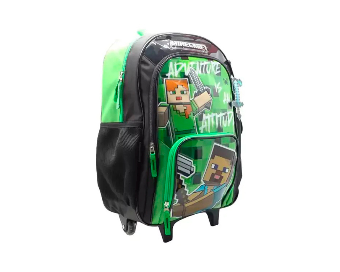 MOCHILA CRESKO MI215 MINECRAFT CARRO 18P