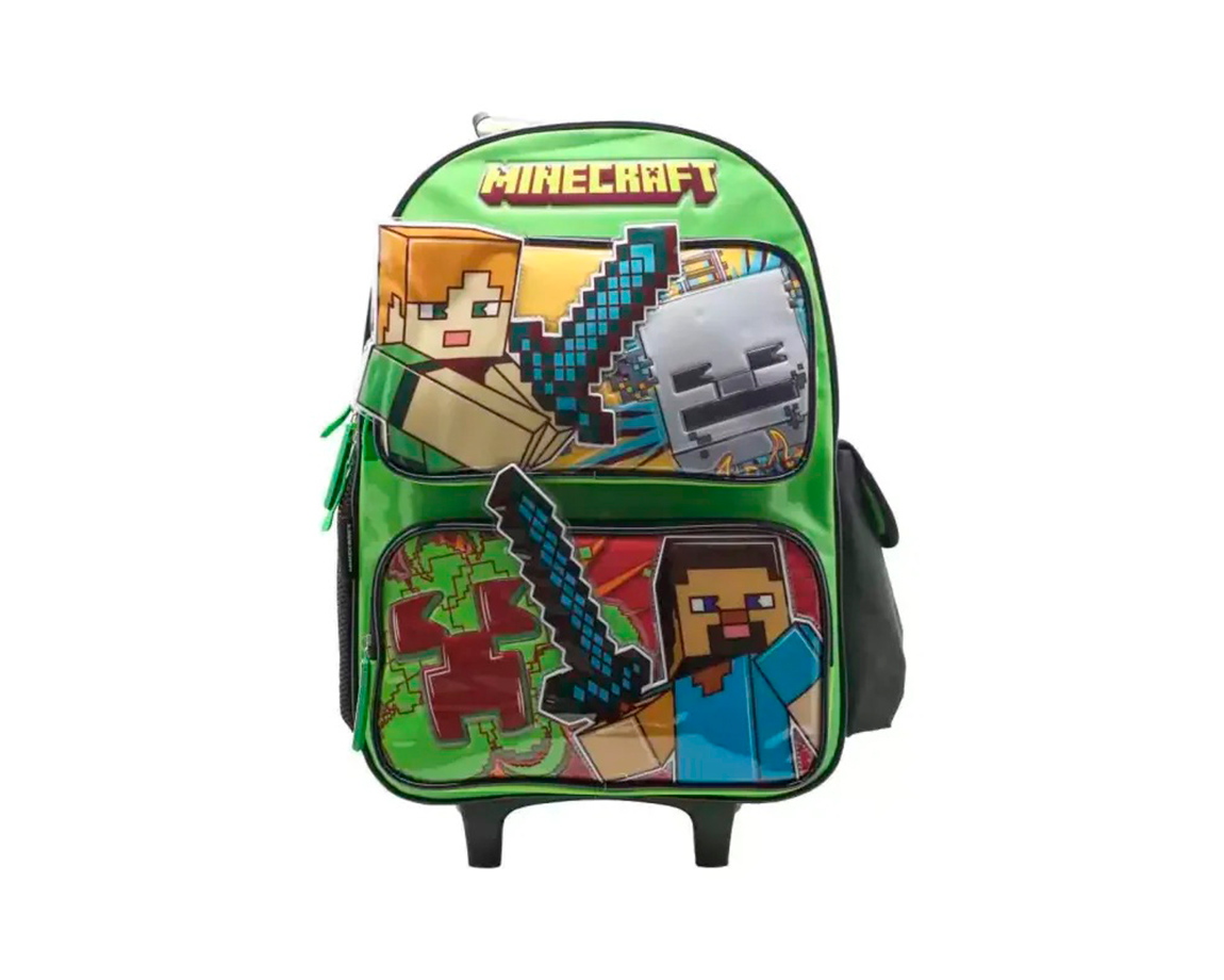 MOCHILA CRESKO MI217 MINECRAFT CARRO 18P
