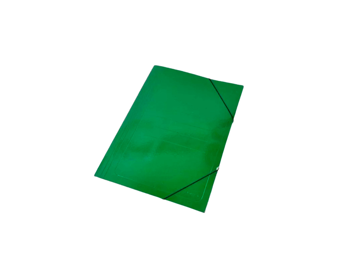 CARPETA SIMIL-PRESSP OFIC.VERDE 3-SOL.C/E
