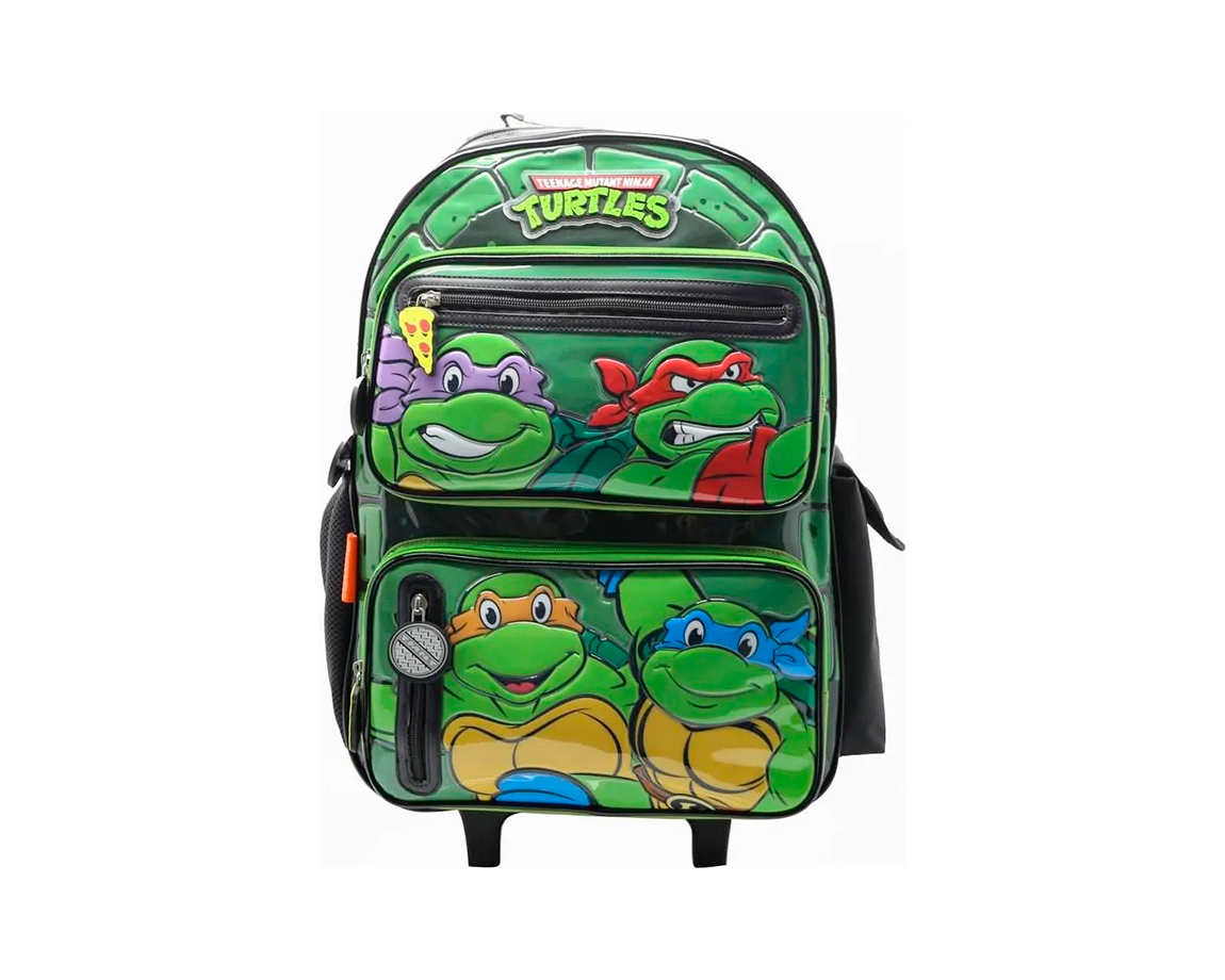 MOCHILA CRESKO TN208 TORTUGA NINJA CARRO 18P