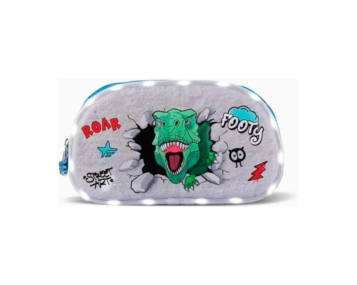 CANOPLA FOOTY F54012 2 CIERRES DINO GLOW