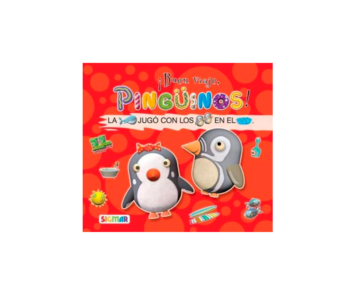 LIBROS SIGMAR DIDACTICOS LEO CON FIGURAS BUEN VIAJE PINGUINOS
