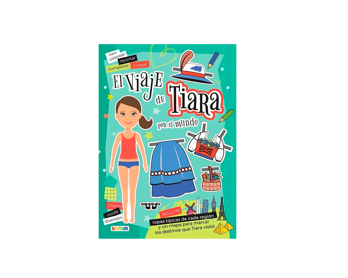 LIBROS SIGMAR JUEGA Y DIVIERTETE EL VIAJE DE TIARA POR EL MUNDO