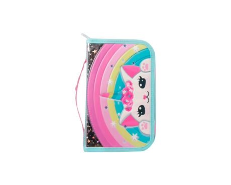 CANOPLA FOOTY F63034 2 CIERRES MAKE UP CELESTE