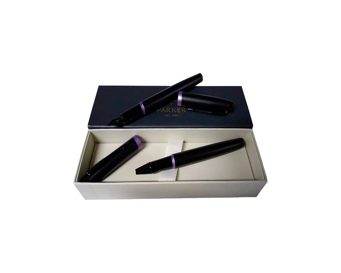 LAPICERA REGALO PARKER 2172949 IM VIBRANT RINGS AMETHYST PURPLE