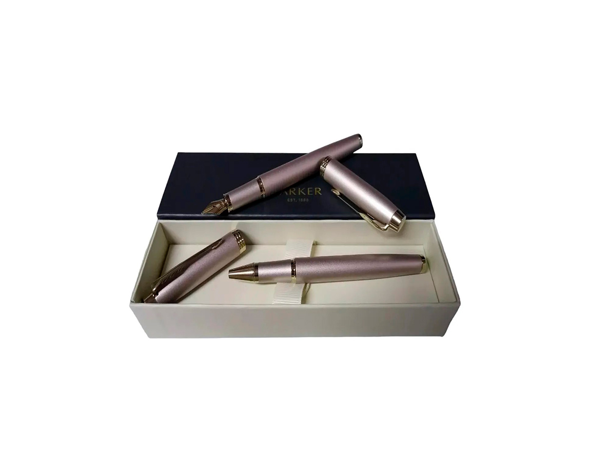 LAPICERA REGALO PARKER 2172954 IM MONOCHROME CHAMPAÑA