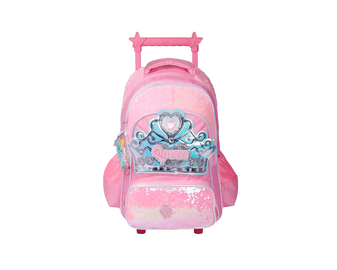 MOCHILAS FOOTY F26371 CARRO C/LUZ LED 18"