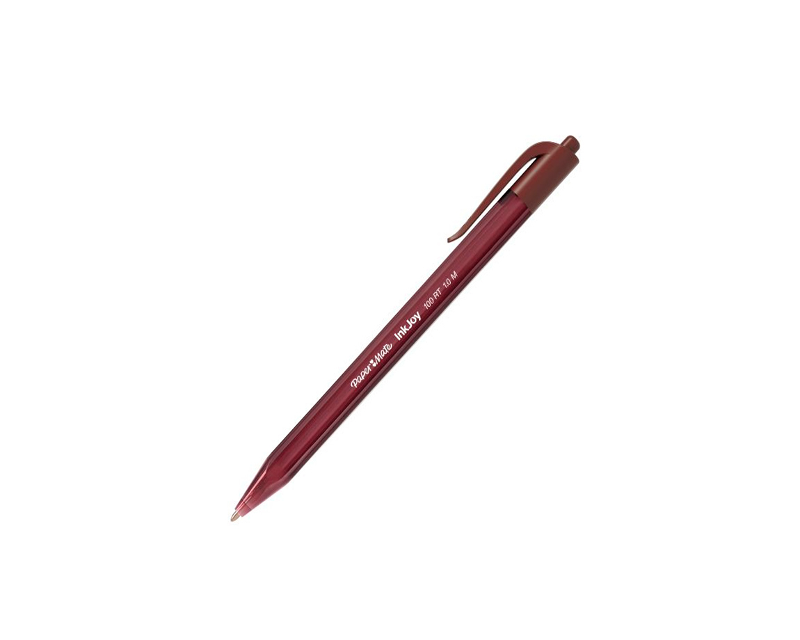 BOLIGRAFO PAPER MATE INKJOY 100 RET MARRON
