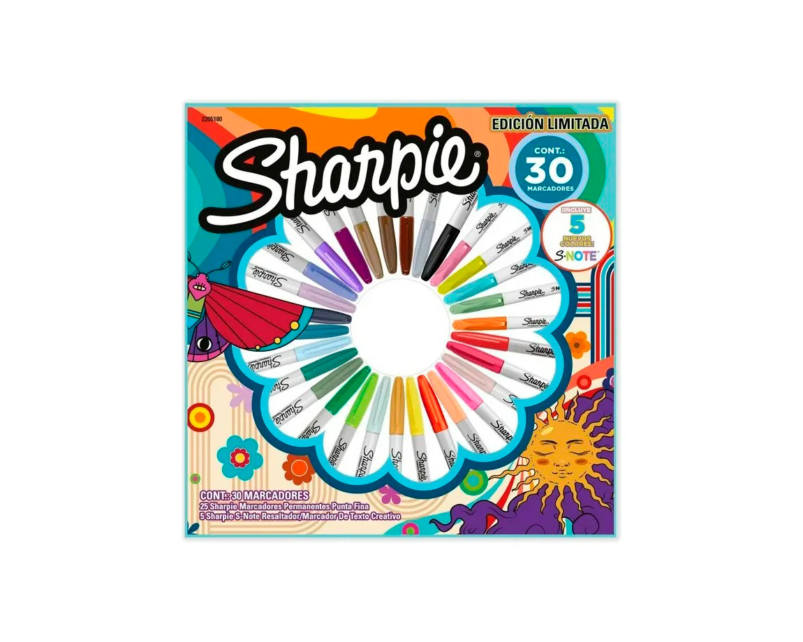 MARCADOR SHARPIE FINO 2220997 x 25 U. PACK HOLIDAYS