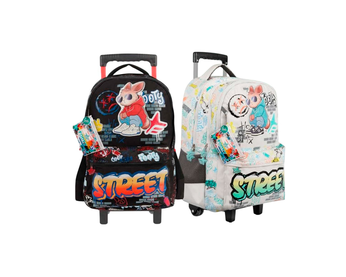 MOCHILAS FOOTY F26441 CARRO  18" STREET STYLE