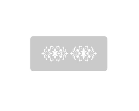 STENCIL EQARTE 4.5x17 CM Nro 331 DUPLA ORNAMENTAL