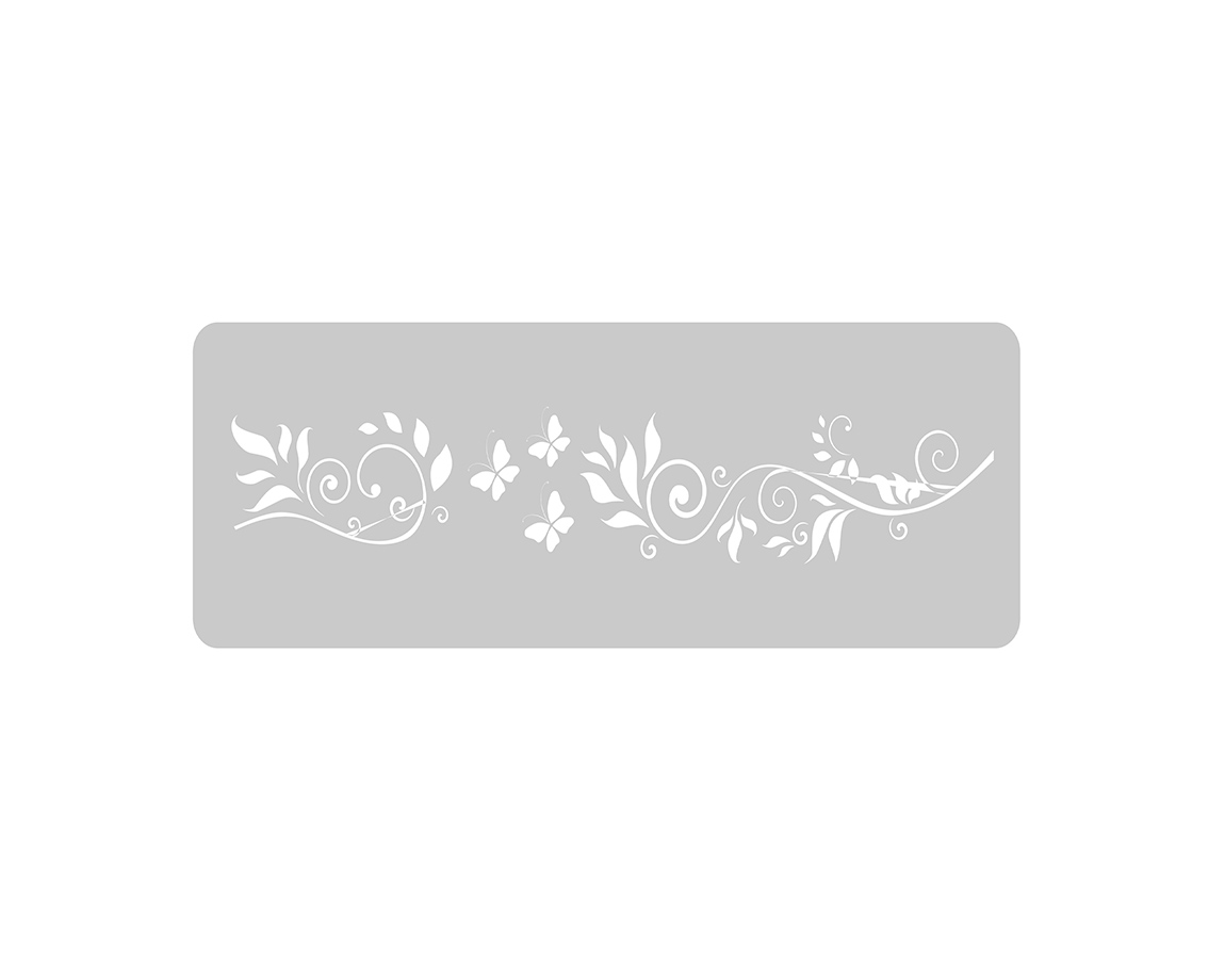 STENCIL EQARTE 4.5x24 CM Nro 700 RAMAS CON ESTILO