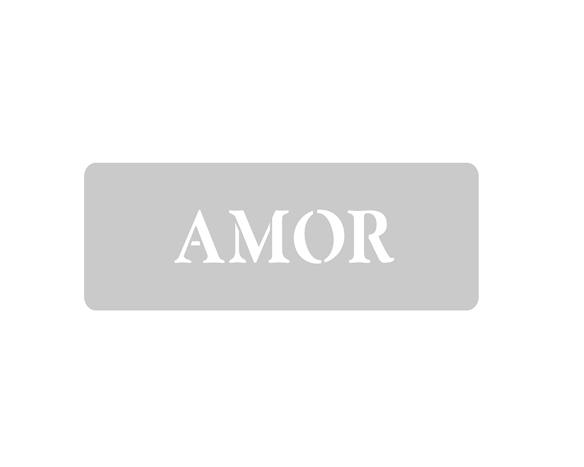 STENCIL EQARTE 4.5x24 CM Nro 715 AMOR