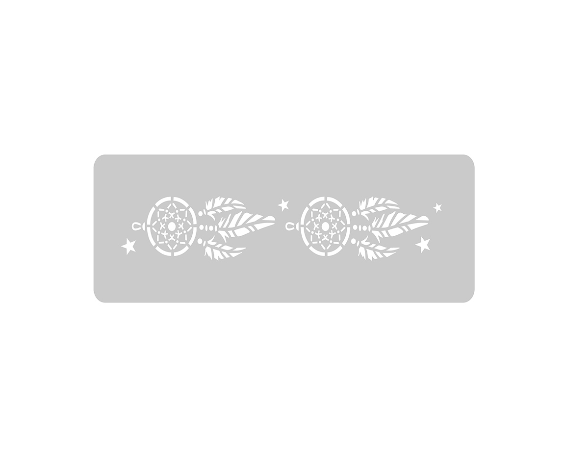 STENCIL EQARTE 4.5x24 CM Nro 727 ATRAPA SUEÑOS