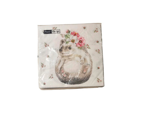 SERVILLETAS EQ DECOUPAGE 33x33CM x20 U. 7002/201873 ERIZO