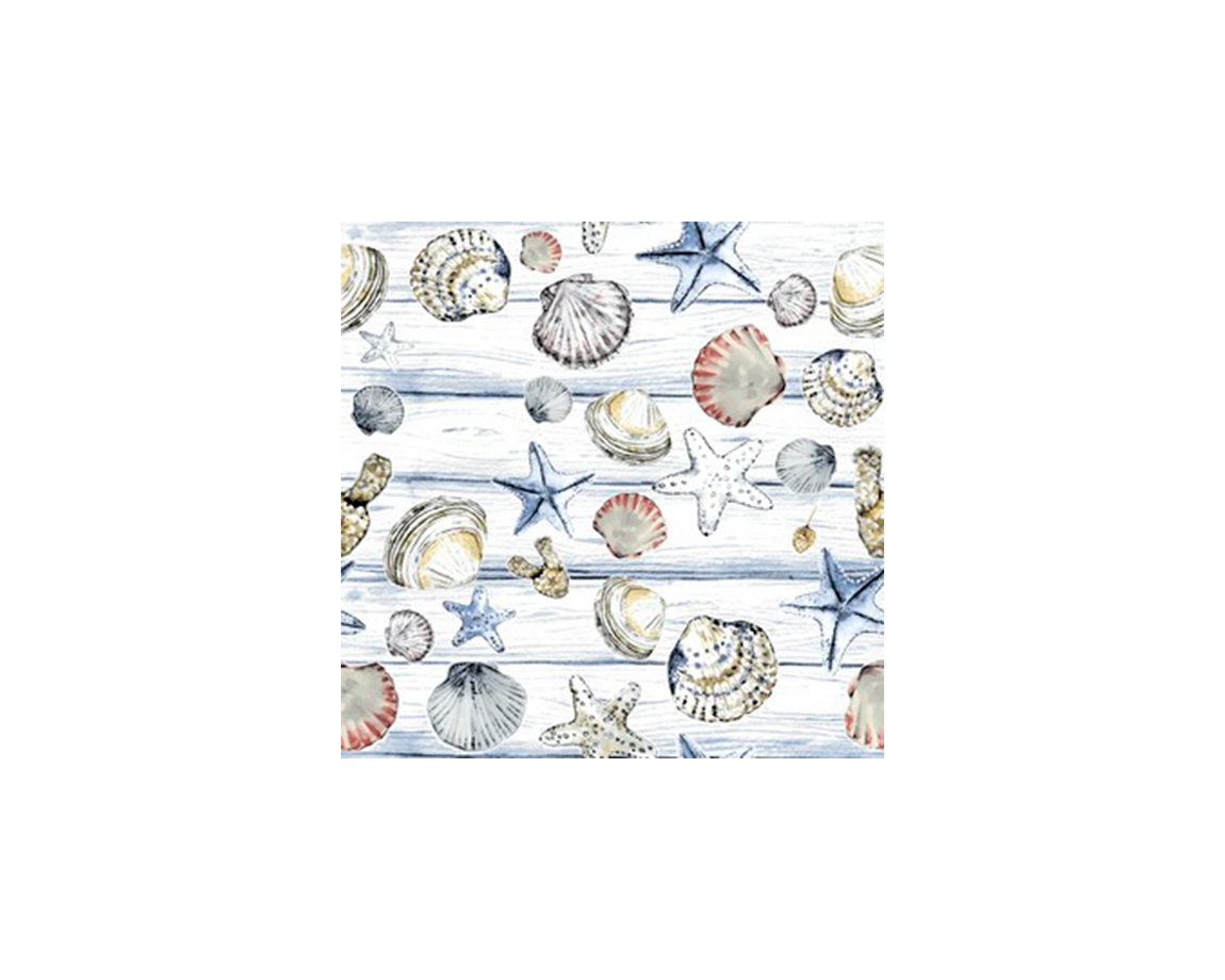 SERVILLETAS EQ DECOUPAGE 33x33CM x25 U. 7005/206137 CARACOLES