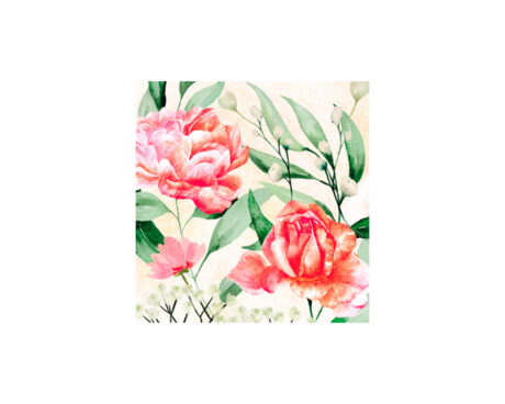 SERVILLETAS EQ DECOUPAGE 33x33CM x20 U. 7010/209962 ROSAS