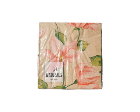 SERVILLETAS EQ DECOUPAGE 33x33CM x25 U. 7030/201879 FLORES