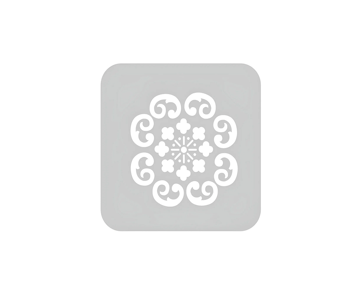 STENCIL EQARTE 10x10 CM Nro 813 MAYOLICA x4 unid