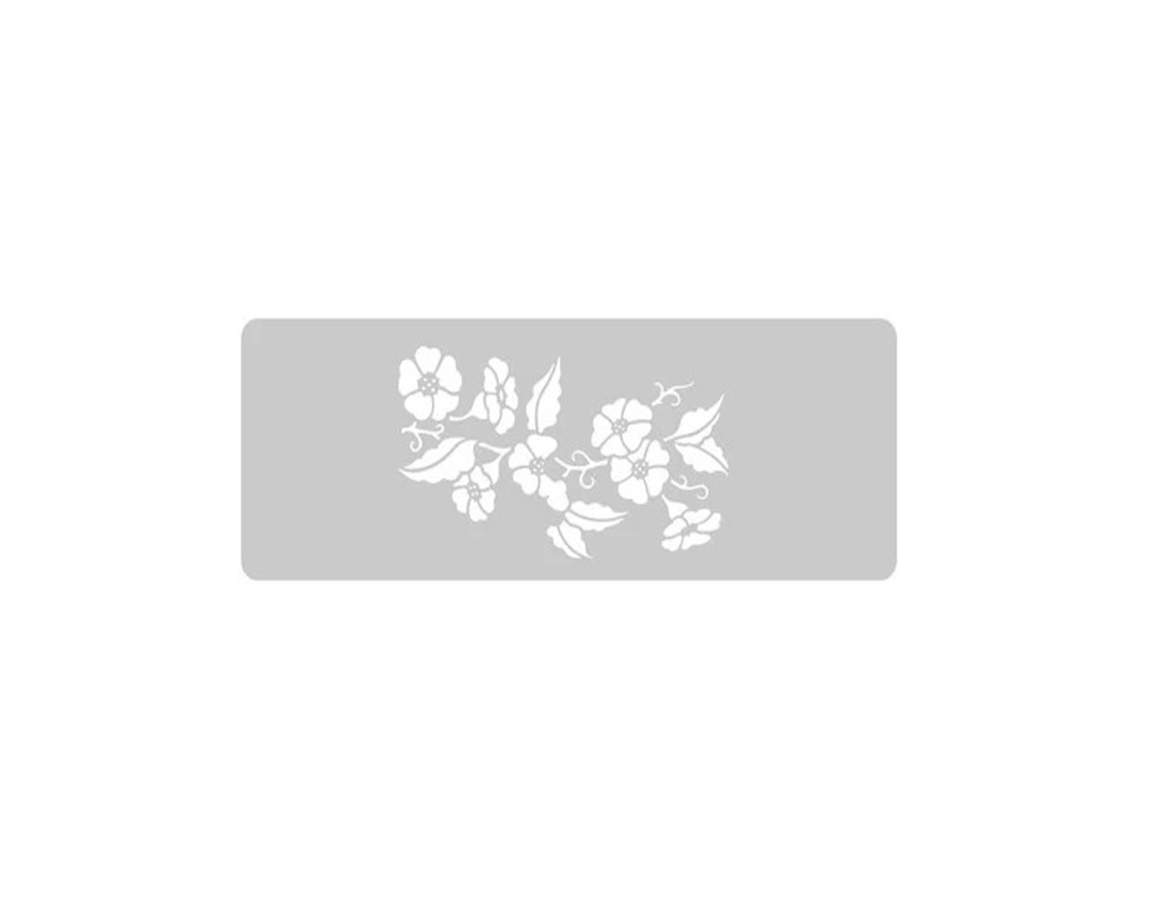 STENCIL EQARTE 13.5x30 CM Nro 11 FLORAL