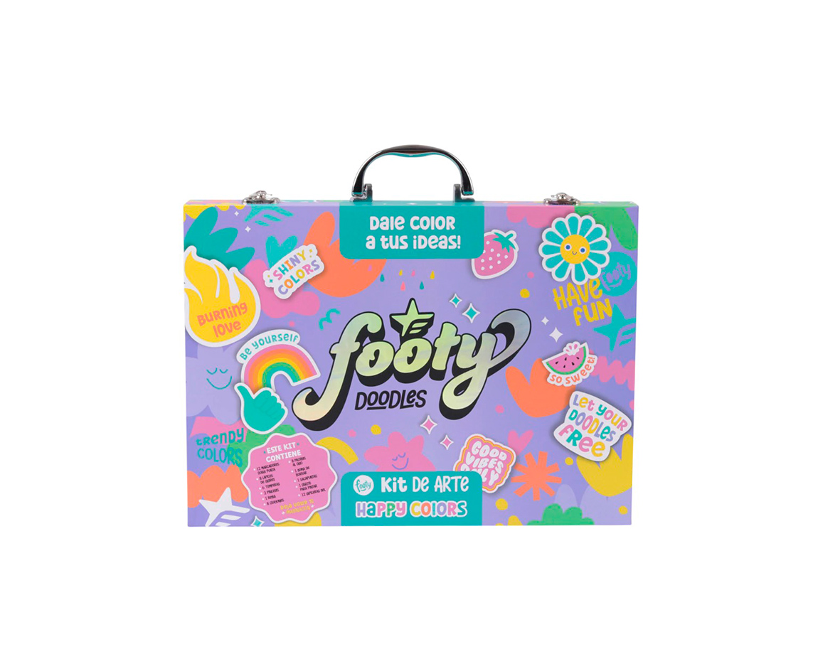KIT DE ARTE FOOTY SET506 HAPPY COLORS