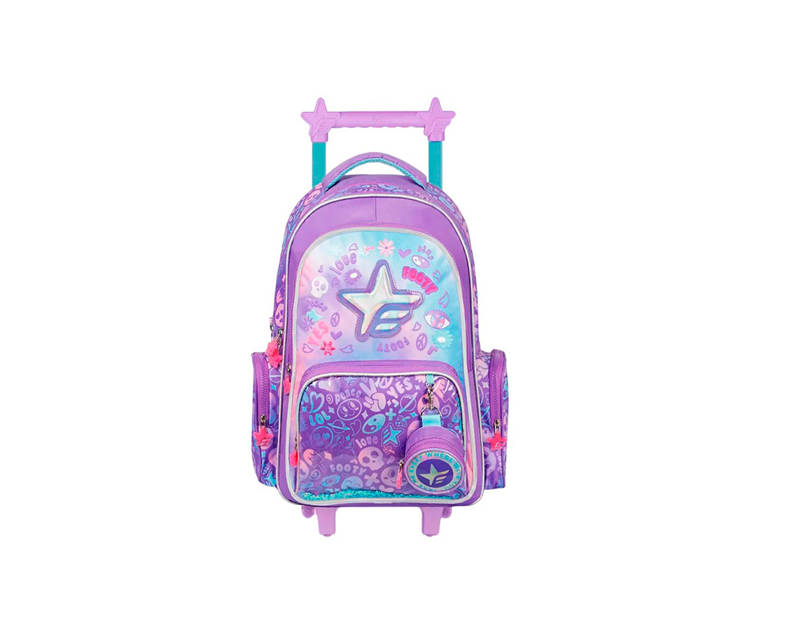 MOCHILAS FOOTY F6171 CARRO 18P HOLOGRAM STAR