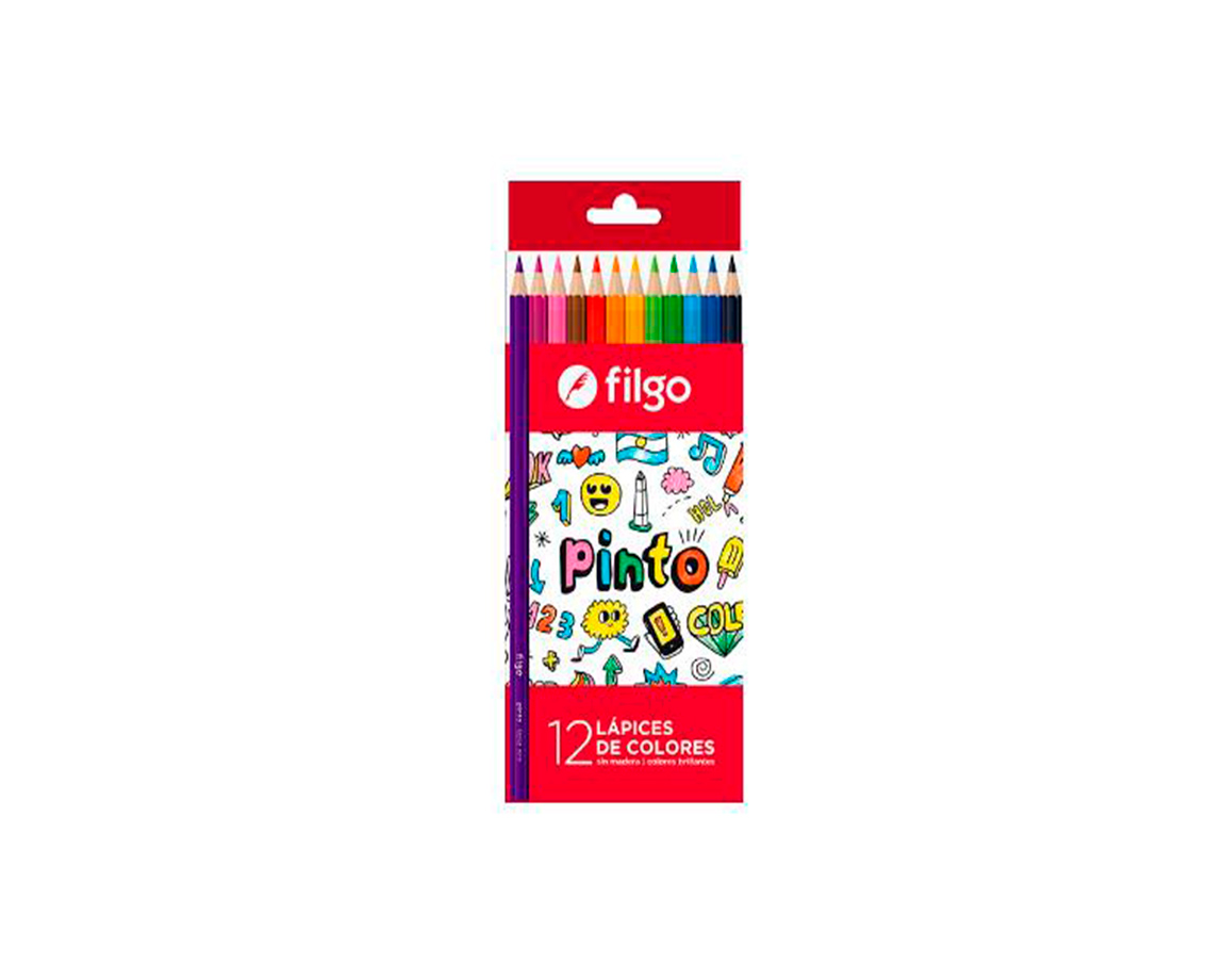PINTURITAS FILGO PINTO x12 COL LARGOS