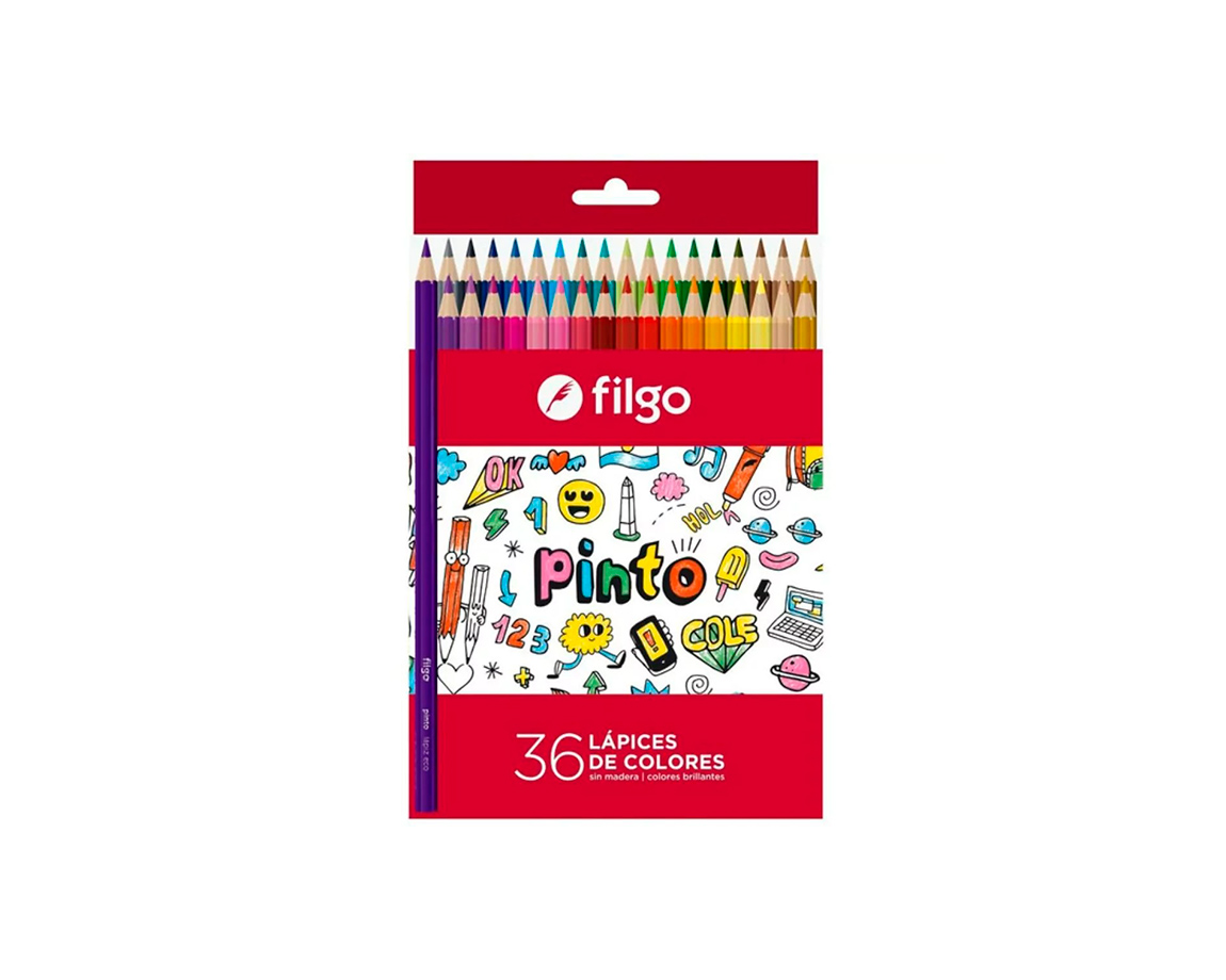 PINTURITAS FILGO PINTO x36 COL LARGOS