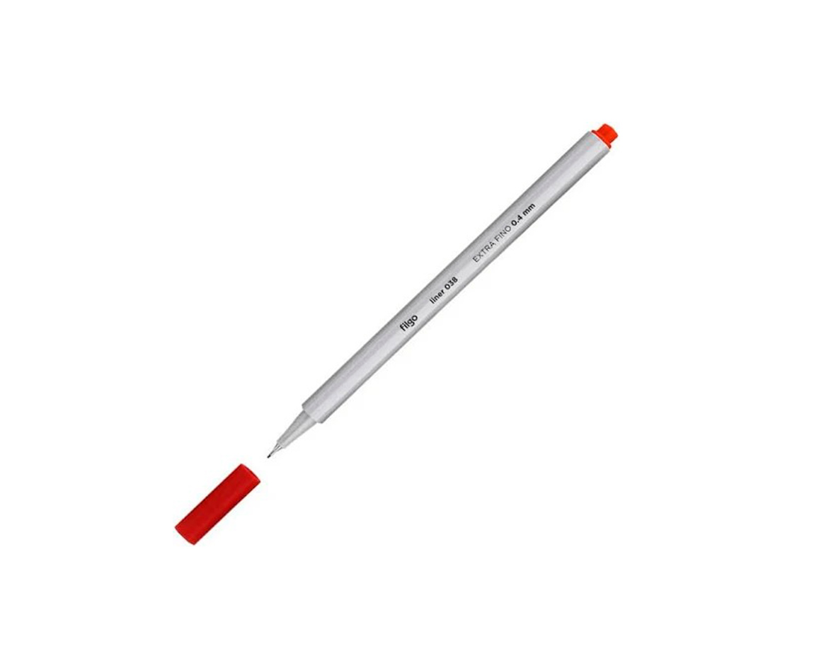 MICROFIBRA FILGO 038 0.4MM ROJO x 10 U.