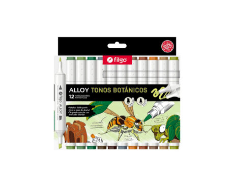 MARCADOR FILGO ALLOY BOTÁNICOS x 12 UNID. (ALLYM-E12-BOT)