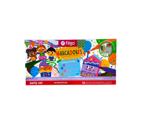 SET FILGO PARTY SET MARCADOR x6 -10 EST. MARC+10 ETI+1 TARJETA