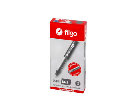 BOLIGRAFO FILGO SUPER BALL 0.5MM ROLLER NEGRO