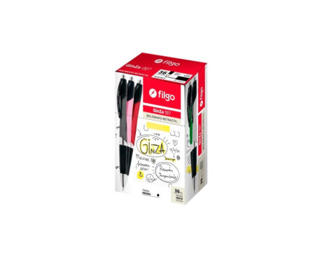 BOLIGRAFO FILGO GINZA 027 RET 1mm NEGRO