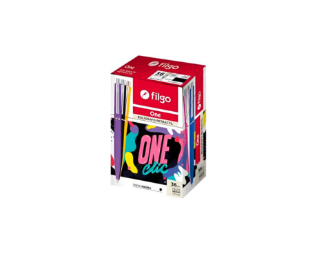 BOLIGRAFO FILGO ONE RT 1.0MM NEGRA