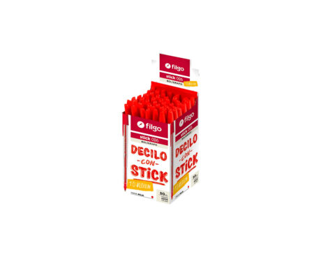 BOLIGRAFO FILGO STICK 026 BOLD 1.6 ROJO