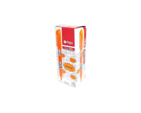 RESALTADOR FILGO FINO CLIP FLUO NARANJA